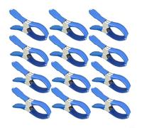 NbgrvB Paquete de 30 clips de acero inoxidable para cubierta de piscina para una protección segura contra los elementos (azul 12)