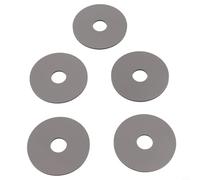 NbgrvB Paquete de 5 sellos de válvula de descarga de goma AH0007100R de repuesto para inodoros Roca Dual Flush D1D D2D, uso eficiente del agua, ID 0.67 pulgadas OD 2.6 pulgadas de grosor 0.12 pulgadas