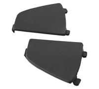 NbgrvB Par de tapas de gancho de remolque para parachoques delantero inferior para Mazda 3 2017-2018, plástico negro, compatible con OEM B63B-50-101 B63B-50-102