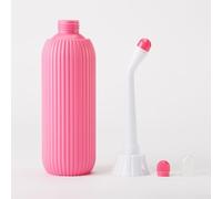 NbgrvB Para bidé para higiene personal, 500 ml, cuidado perineal, mediano, con biberón de limpieza ligero, compatible con dispositivos posparto para bebés (rosa)
