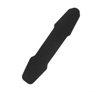 NbgrvB para cuadro de bicicleta para protección pegatina hecha de silicona, protector de tubo descendente MTB para evitar arañazos y astillas, película negra (C)