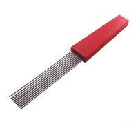 NbgrvB para rojo para juego de percusión manual de acero inoxidable, rascador Guiro y cepillos de tambor para clase de música Orff, fiesta para recuerdos y regalos