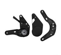 NbgrvB Para RV para palanca de mango reclinable de asiento, ajustador de ángulo de 35-165 grados para camión para vehículo de ingeniería de caravana, lado derecho de acero laminado en frío negro para