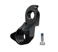 NbgrvB Percha para desviador trasero de bicicleta para aleación CNC para Merida para Endurance Reacto, 475 mm para negro con perno de montaje
