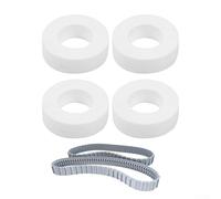 NbgrvB Piezas de repuesto para limpiador de piscinas robóticas Dolphin, incluyendo 4 anillos de escalada 6101611-R4 2 rieles 9983152-R2, accesorios de plástico resistentes para un mejor rendimiento de