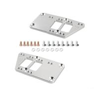 NbgrvB Placa adaptadora de montaje de motor 551628 intercambio de bloques pequeños, para kit de soporte de aluminio CNC con pernos, plata