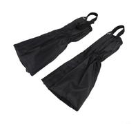NbgrvB Polainas de pierna para senderismo, impermeables y resistentes al viento, para exteriores, resistentes a la abrasión, para nieve, arena, barro con cordón elástico para mochileros, 40 cm de alto