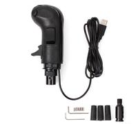 NbgrvB Pomo USB para palanca de cambios con hasta 18 marchas y conmutación alta/baja, para Logitech G25 G27 G29 Racing Shifter, color negro