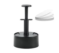 NbgrvB Prensa de hamburguesas profesional para hacer hamburguesas rellenas de carne de res vegetariana, altura ajustable de 0 a 1.7 pulgadas, 4 pulgadas de diámetro, ABS de grado alimenticio, apto