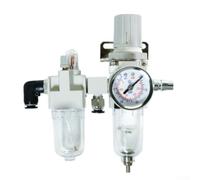 NbgrvB Regulador Presión Aire Compresor PP Filtro Agua(Downward Opening)