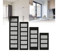 NbgrvB Rejilla de ventilación de aleación de aluminio, a prueba de humedad, malla transpirable, armario de zapatos, 100 x 300 mm, 100 x 400 mm