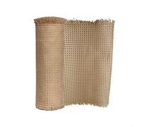 NbgrvB Rollo de cinta de ratán sintético de 60 cm de ancho, hoja de malla para silla de bricolaje para asiento de repuesto y puertas de gabinete, color café