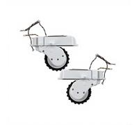 NbgrvB Ruedas de soporte delanteras traseras para Xiaomi para mijia Robot Aspirador Modelos 3C 2S S10 para s12 T12 Diseño robusto de bajo ruido 2pcs