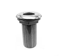 NbgrvB Salida de agua para barco de acero inoxidable 316 resistente, accesorio de ventilación de drenaje roscado marino con junta para manguera de 3/4 pulgadas y casco de 1.5 pulgadas (3/8 pulgadas)