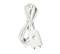 NbgrvB Sensor detector de fugas de agua con 1 m para acero inoxidable para sondas de metal dobles y cabezal de audio de 3,5 mm, monitoreo de fugas para el hogar, cocina, fábrica y comercial