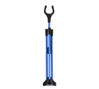 NbgrvB Soporte de arco plegable de fibra de vidrio, accesorio de tiro con arco para arco largo recurvo tradicional, diseño de trípode estable, estante ligero, color azul