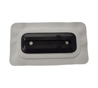 NbgrvB Soporte de base de aleta central de pescado de 9 pulgadas para kayak, canoa, tabla de surf, accesorio duradero de PVC para deportes acuáticos, blanco y gris