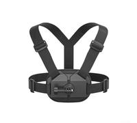 NbgrvB Soporte de correa de pecho para cámara de acción compatible con Insta360 para DJI - Arnés seguro para grabación de vlog deportes extremos - Negro 26 x 30 x 5 cm