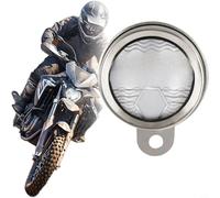 NbgrvB Soporte de disco de impuestos de acero inoxidable para motocicleta, placa de impuestos de carretera impermeable de 87 mm con sello seguro para bicicletas del Reino Unido, incluye montaje (negro