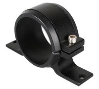 NbgrvB Soporte de montaje de bomba de combustible de 50 mm, 58 mm, abrazadera de goma de metal, reducción de vibración para modificación de coches de carreras, ajuste universal, negro, 50 mm