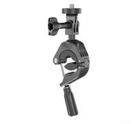 NbgrvB Soporte giratorio de 360° para cámaras de acción, soporte de abrazadera de manillar ABS para motocicleta y bicicleta, soporte para DJI para osmo Pocket 3 para insta360 X5, adaptador de tubo
