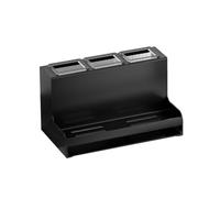 NbgrvB Soporte para utensilios de encimera con agujeros de drenaje, organizador de almacenamiento de cocina desmontable, estante organizador de almacenamiento de cocina, esponjas, cucharas, tenedores