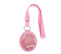 NbgrvB Tamagotchi Paradise - Funda protectora transparente rígida con cordón para máquina de juego electrónica de mascotas, bolsa de almacenamiento azul, 9 x 7,5 x 4 cm, Pink, Diseño elegante