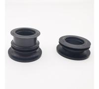 NbgrvB Tapón de par de horquilla de bicicleta para bujes Boost, conversión de aleación de aluminio para DT Swiss 240s y Rockshox, negro (1 par) con bloqueo central