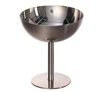 NbgrvB Taza de postre de helado de acero inoxidable para servir sorbete, mousse, ensalada, fiestas, hogar, restaurantes, apilable, fácil de limpiar, elegante (B)