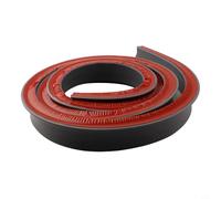 NbgrvB Tira de tapón de agua de ducha de silicona flexible, barrera de sellado flexible, duchas y baños sin curvas, protector impermeable y resistente al viento con cinta acrílica (blanco/gris) (5