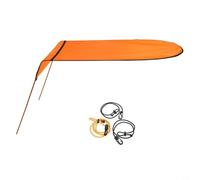 NbgrvB Toldo parasol para kayak o canoa, una sola persona, Oxford, impermeable, protección UV, cubierta superior (naranja)