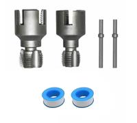 NbgrvB Tubos internos y externos de PVC, cortador de rosca de 1/2 pulgadas y 3/4 pulgadas con troqueles de acero, para taladros eléctricos