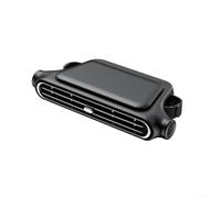 NbgrvB Ventilador de asiento de coche ABS de 5 V alimentado por USB | Ajuste de 3 velocidades, inclinación hacia arriba y hacia abajo, larga duración de la batería, motor silencioso