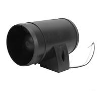 NbgrvB Ventilador de conducto en línea de 12 V de 3 pulgadas 145 CFM soplador de aire de escape para ventilación de sentina de barco, ventilador axial de plástico de bajo ruido con protección contra