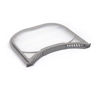NbgrvB W10717210 - Filtro de pelusa de repuesto para secadora WP8572270, compatible con múltiples marcas de 55 x 22 cm, pantalla de trampa de pelusa ABS blanco 5231EL1003B