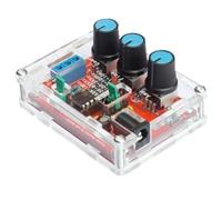 NbgrvB XR2206 Kit de señal DIY 1Hz-1MHz módulo de función de onda cuadrada triangular sinusoidal con carcasa 9-12V DC frecuencia ajustable