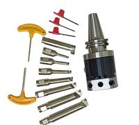 NBH2084 Juego de cabezales de mandrinado fino BT30 BT40 NT30 NT40 BT50 NT50 R8 SK30 SK40 SK50 C20 MT2 MT3 MT4 MT5 Herramientas de mandrinado Portaherramientas 8 piezas(BT40-NBH2084-8PCS)