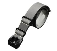 NBHDWF RHAIYAN Pulsera de cuero envejecido Vintage gris hecha a mano, correa de reloj de piel de vaca con cabeza G10 de 20, 22, 24 y 26MM (Color : Brakc buckle, Size : 22mm)