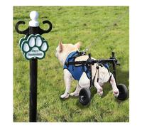 NBHDWF Sillas De Ruedas para Perros Andador De Silla De Ruedas Ajustable para Mascotas, Silla Ruedas Perro Soporte De Cadera para Mascotas, Silla Ruedas Perro Adecuado para Patas Traseras