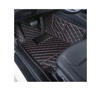 NBHGFF Alfombrillas Coche Alfombrillas para Coche de Cobertura Total e Impermeables para Renaultes para Clio 4 2013 2014 2015 2016 2017 2018 Alfombrilla Coche(Black Red Driver)