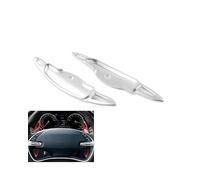 NBHGFF Coche Volante Extender Paletas Cambio Para Genesis Para GV70 Para GV80 2022 2023 Para G80 2019 2020 Extensión Palanca Cambios Para Volante Coche De Aleación De Aluminio(Silver)