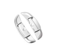 NBHGFF Extensión Paletas Cambios Para Benz Para SLK 2011 2012 2013 2014 2015 Palancas De Cambio De Extensión Del Volante Del Coche(Style 2 silver)