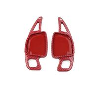 NBHGFF Extensiones Paleta Cambio Volante Coche Para A3 Para A4 Para S4 Para A5 Para S5 Para A6 Para A7 2 Uds Extensión Palanca Cambios Volante Coche Fibra Carbono(Carbon Fiber Red)