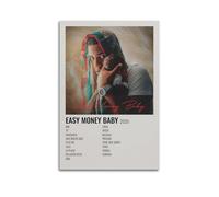NBHGFF Lienzo impreso con diseño de Myke Towers Easy Money BabyPop Songs Album Rapper Classic Album Decor 20 x 30 cm, estilo sin marco 11