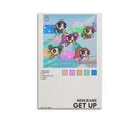 NBHGFF NewJeans - Álbum de canciones Get UpPop Rapero clásico, impresión en lienzo, decoración de dormitorio, hogar, oficina, decoración para adolescentes, 30 x 45 cm, estilo sin marco, 5