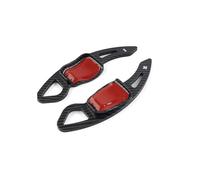 NBHGFF Paleta Cambio Coche Para Passat Para B6 Para B7 Para CC 2011 2012 2013 2014 2015 1 Par Extensión De Palanca De Cambios De Volante De Coche(Carbon Fiber Black)
