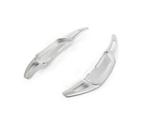 NBHGFF Volante Coche Extensión Cambio Para Benz Para GLA45 Para SL63 A45 C63 E63 S65 Para AMG CLS6 W176 W205 W213 W222 Extensión De Paleta De Cambio De Volante De Automóvil(Silver)