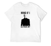 Nbhnb Summer Funny Print Men Tshirt Tom Felton Mind If I Slither In tee White XL