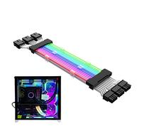 Nbhuiakl Lian Li Strimer Plus V2, Argb Gpu Holder, Cable de extensión de corriente RGB direccionable, componentes para software RGB, cable de extensión de corriente para placa base, cable de