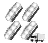 Nbhuiakl Luz Estroboscópica - Luces Intermitentes Anti-Colisión para Coche y Camión - 4 Piezas con Sensor de Vibración para Automóviles Motocicletas Obras y Guardarraíles